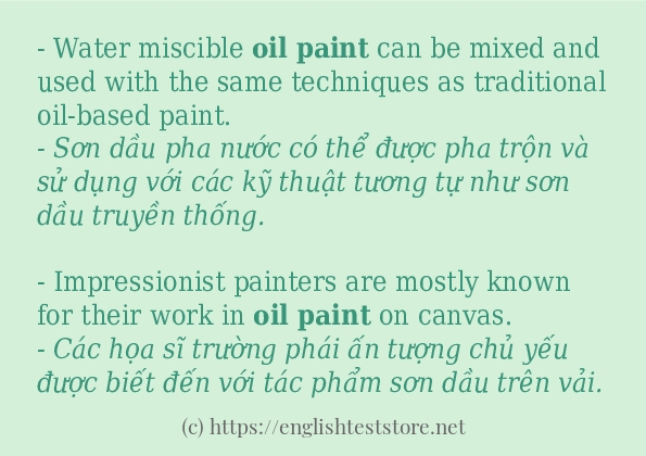oil paint sử dụng như thế nào? oil paint sử dụng như thế nào?