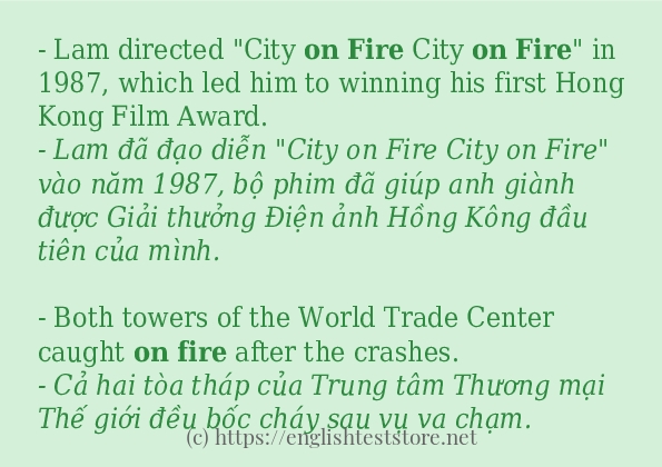 on fire sử dụng như thế nào?