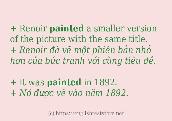 painted dùng như thế nào?