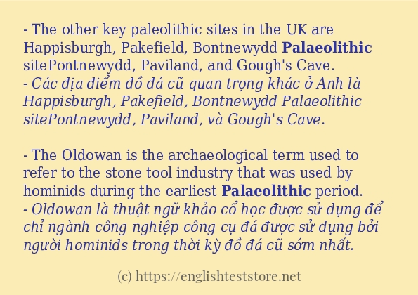 palaeolithic câu ví dụ và cách sử dụng