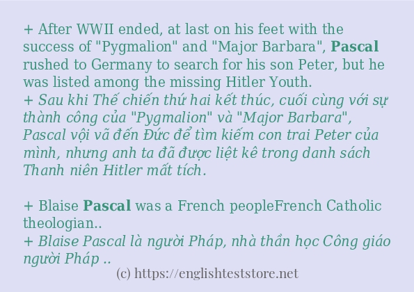 pascal câu ví dụ về cách dùng pascal câu ví dụ về cách dùng