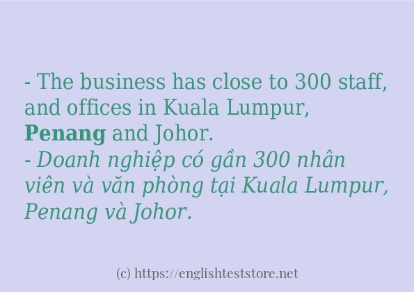 penang có bao nhiêu cách dùng?