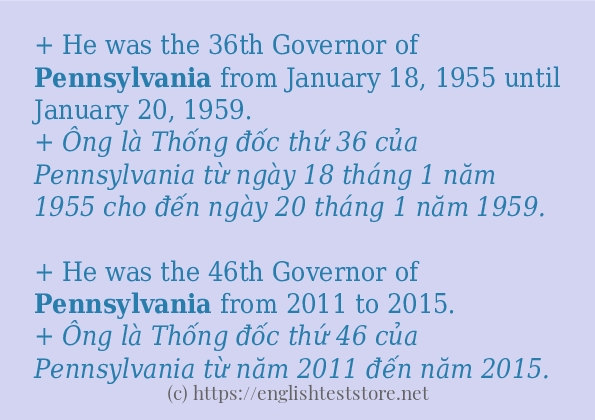 pennsylvania cách dùng và ví dụ trong câu pennsylvania cách dùng và ví dụ trong câu