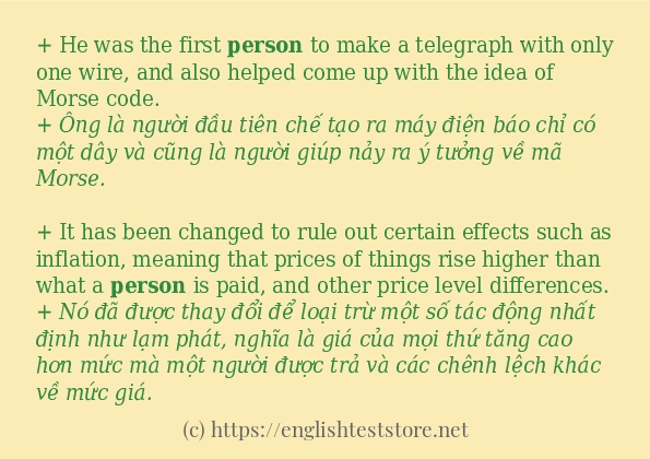 person các cách dùng và câu ví dụ