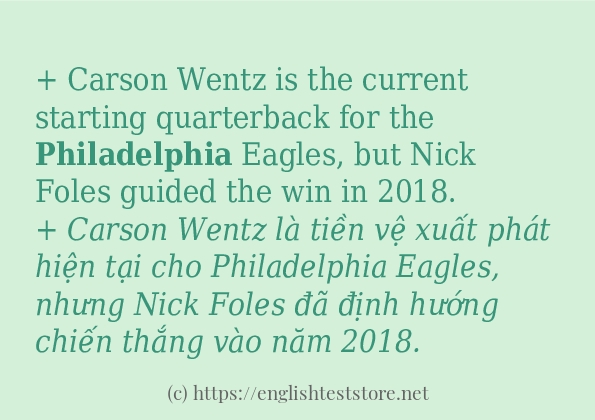 philadelphia cách dùng và câu ví dụ philadelphia cách dùng và câu ví dụ