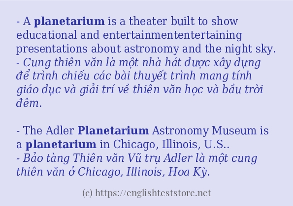 planetarium dùng như thế nào?