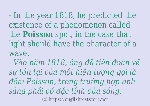 poisson các cách dùng và câu ví dụ