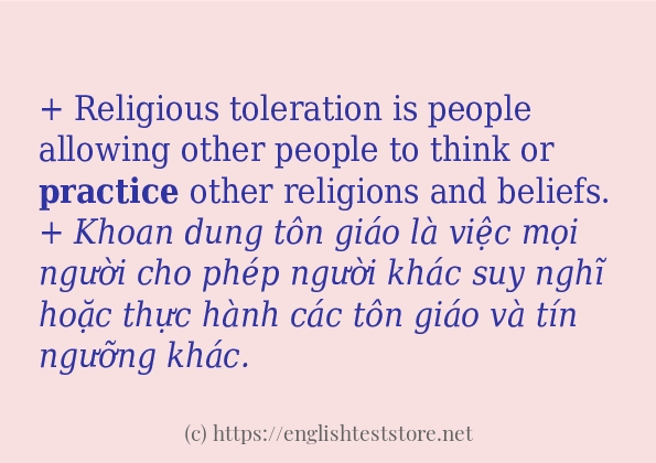 practice ví dụ và cách sử dụng trong câu practice ví dụ và cách sử dụng trong câu