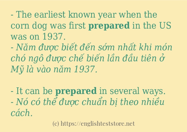 prepared cách dùng và câu ví dụ
