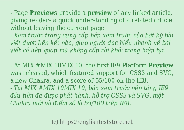 preview có bao nhiêu cách dùng?