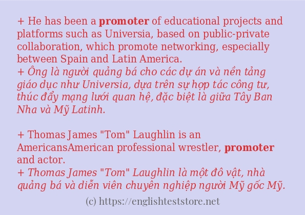 promoter có bao nhiêu cách dùng?