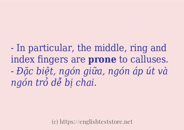 prone câu ví dụ và cách dùng prone câu ví dụ và cách dùng