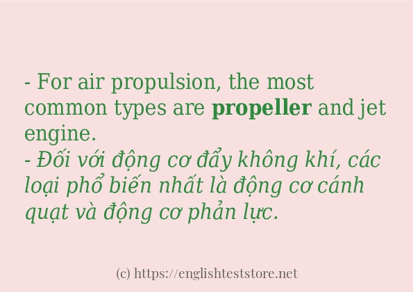 propeller các cách dùng và câu ví dụ propeller các cách dùng và câu ví dụ