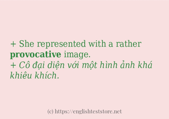 provocative sử dụng như thế nào?