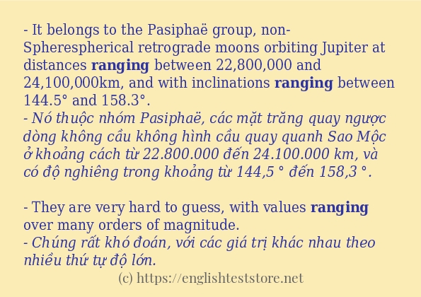ranging dùng như thế nào?