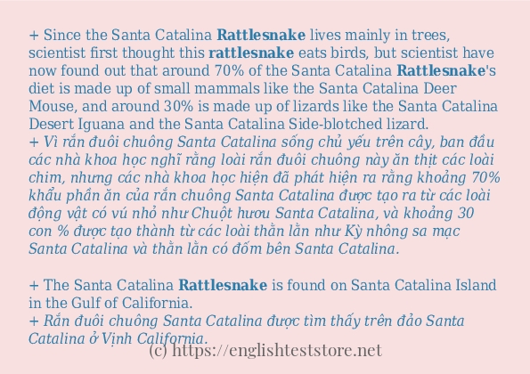 rattlesnake sử dụng như thế nào?