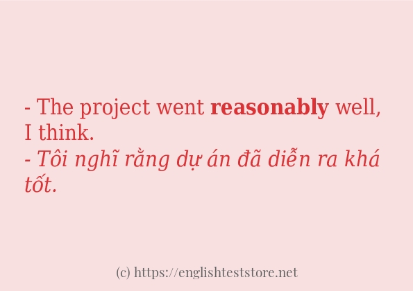 reasonably có bao nhiêu cách sử dụng?