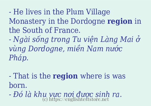 region áp dụng trong câu và ví dụ region áp dụng trong câu và ví dụ