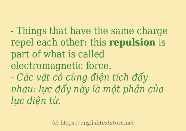 repulsion dùng như thế nào?