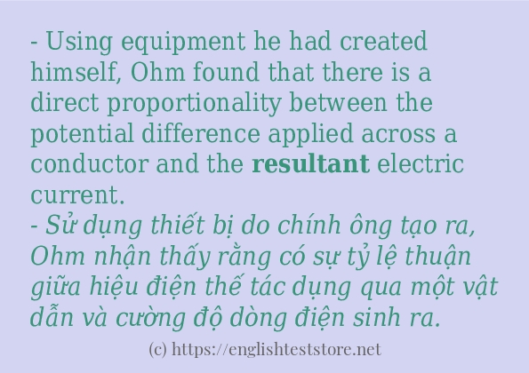 resultant có bao nhiêu cách sử dụng?