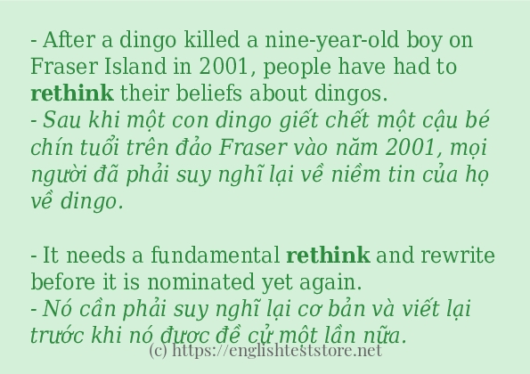 rethink câu ví dụ và cách dùng rethink câu ví dụ và cách dùng