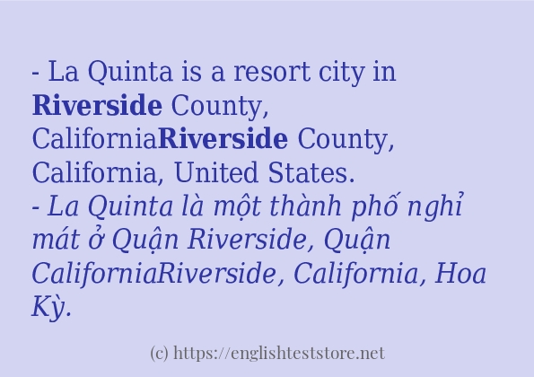 riverside ví dụ cách dùng trong câu riverside ví dụ cách dùng trong câu