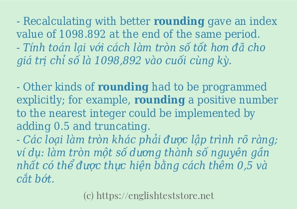 rounding có bao nhiêu cách dùng?