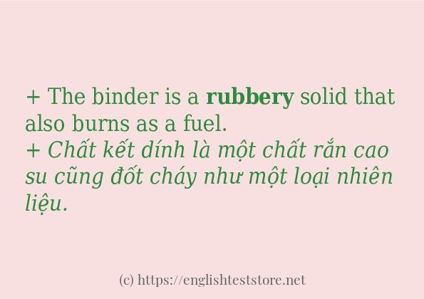 rubbery có bao nhiêu cách sử dụng?