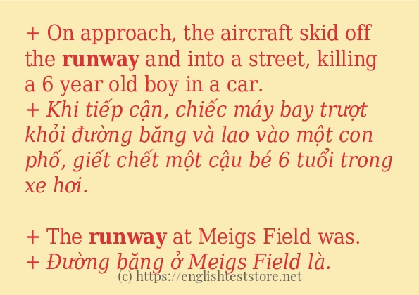 runway dùng như thế nào?