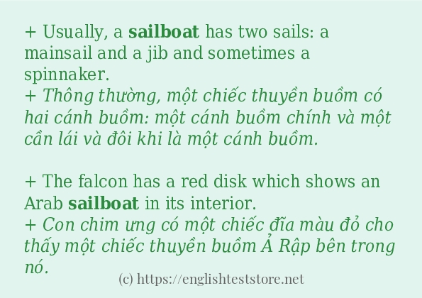sailboat cách dùng trong câu và ví dụ sailboat cách dùng trong câu và ví dụ