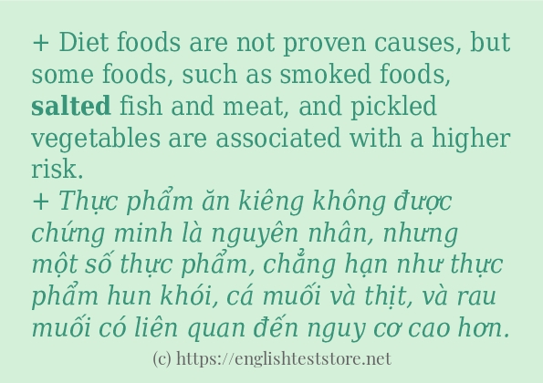 salted có bao nhiêu cách sử dụng?