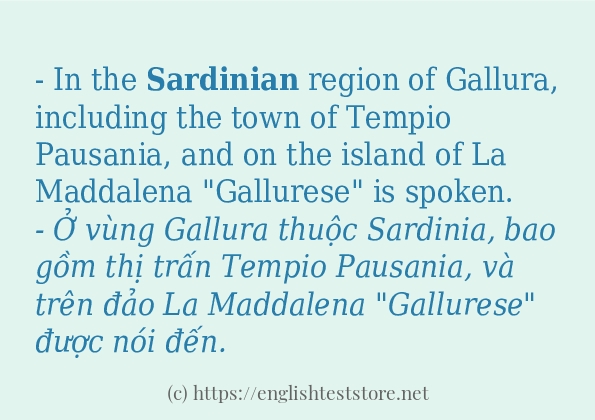 sardinian cách sử dụng và câu ví dụ sardinian cách sử dụng và câu ví dụ