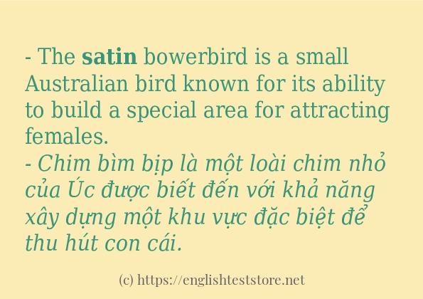 satin sử dụng như thế nào? satin sử dụng như thế nào?