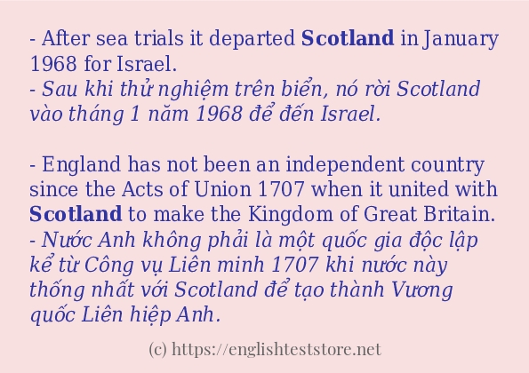 scotland câu ví dụ và cách sử dụng scotland câu ví dụ và cách sử dụng