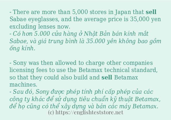 sell dùng như thế nào? sell dùng như thế nào?