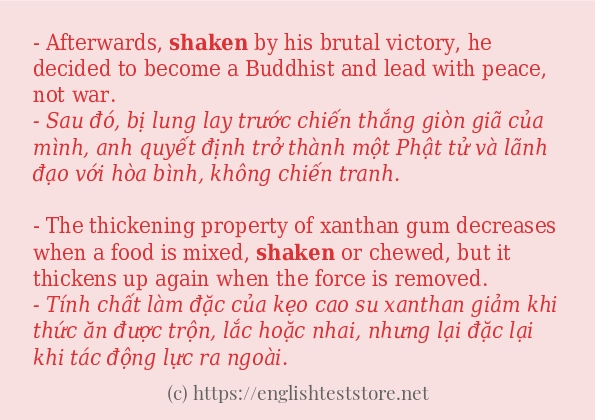 shaken cách sử dụng và câu ví dụ shaken cách sử dụng và câu ví dụ