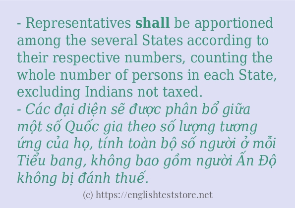 shall cách dùng và ví dụ trong câu
