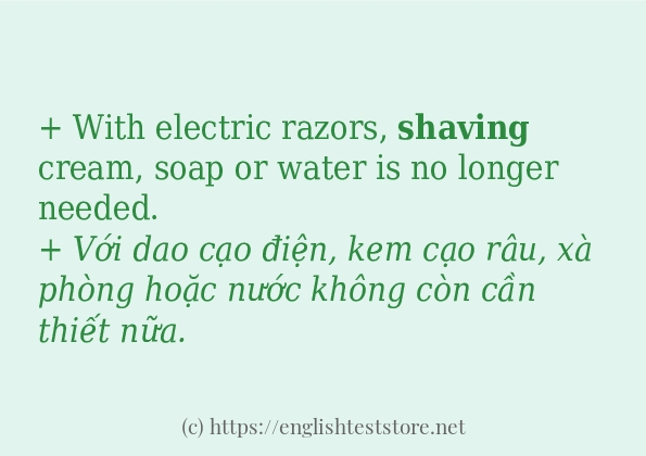 shaving có bao nhiêu cách sử dụng?