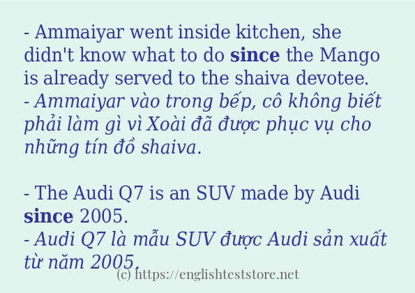 since sử dụng như thế nào?