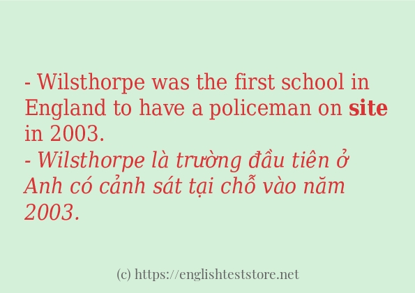 site có bao nhiêu cách sử dụng?