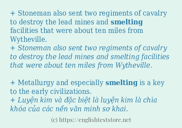 smelting có bao nhiêu cách dùng?