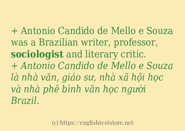 sociologist sử dụng như thế nào?