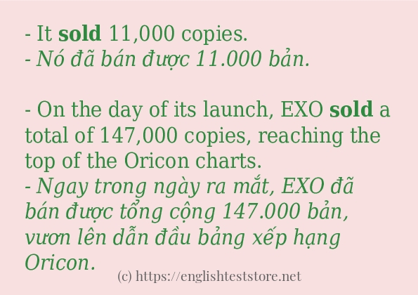 sold cách dùng và ví dụ trong câu sold cách dùng và ví dụ trong câu
