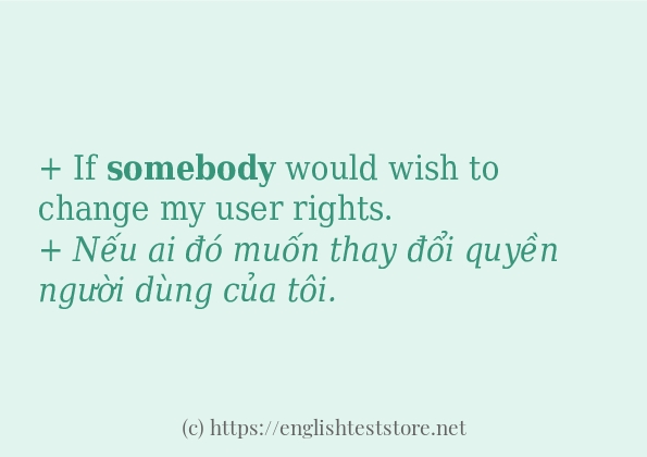somebody cách sử dụng và câu ví dụ somebody cách sử dụng và câu ví dụ