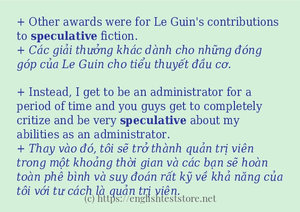 speculative có bao nhiêu cách sử dụng? speculative có bao nhiêu cách sử dụng?