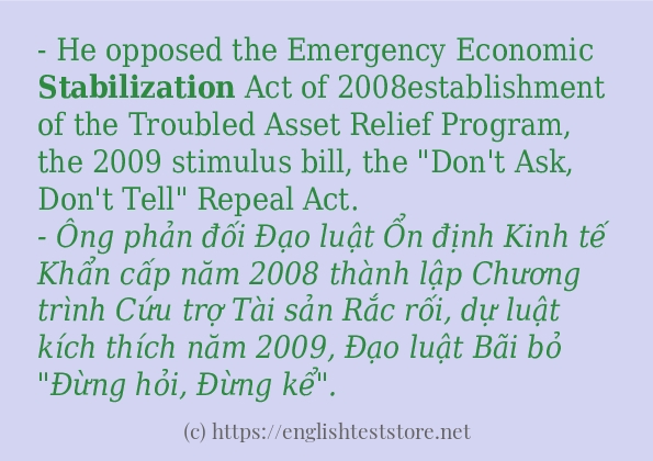 stabilization có bao nhiêu cách sử dụng?