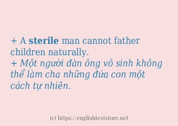 sterile có bao nhiêu cách dùng? sterile có bao nhiêu cách dùng?