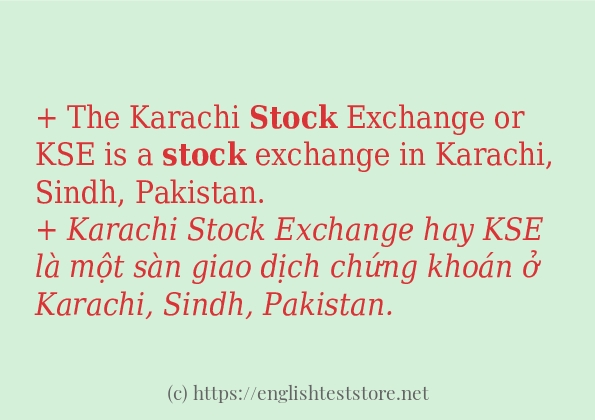 stock các cách dùng và câu ví dụ