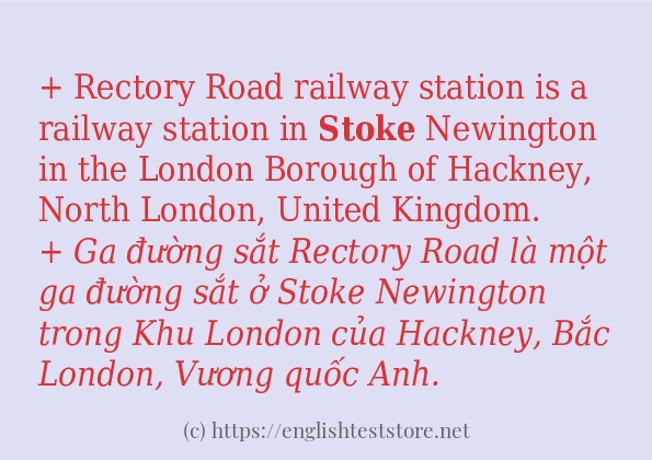 stoke cách sử dụng trong câu và ví dụ