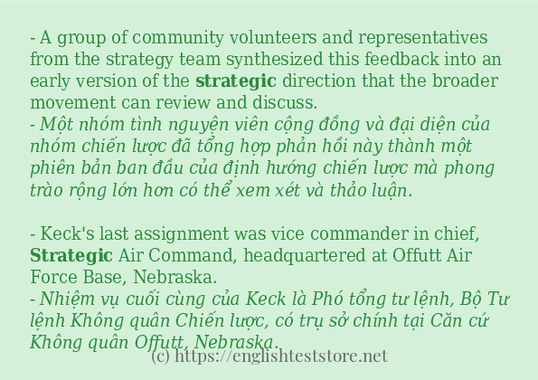 strategic có bao nhiêu cách dùng? strategic có bao nhiêu cách dùng?
